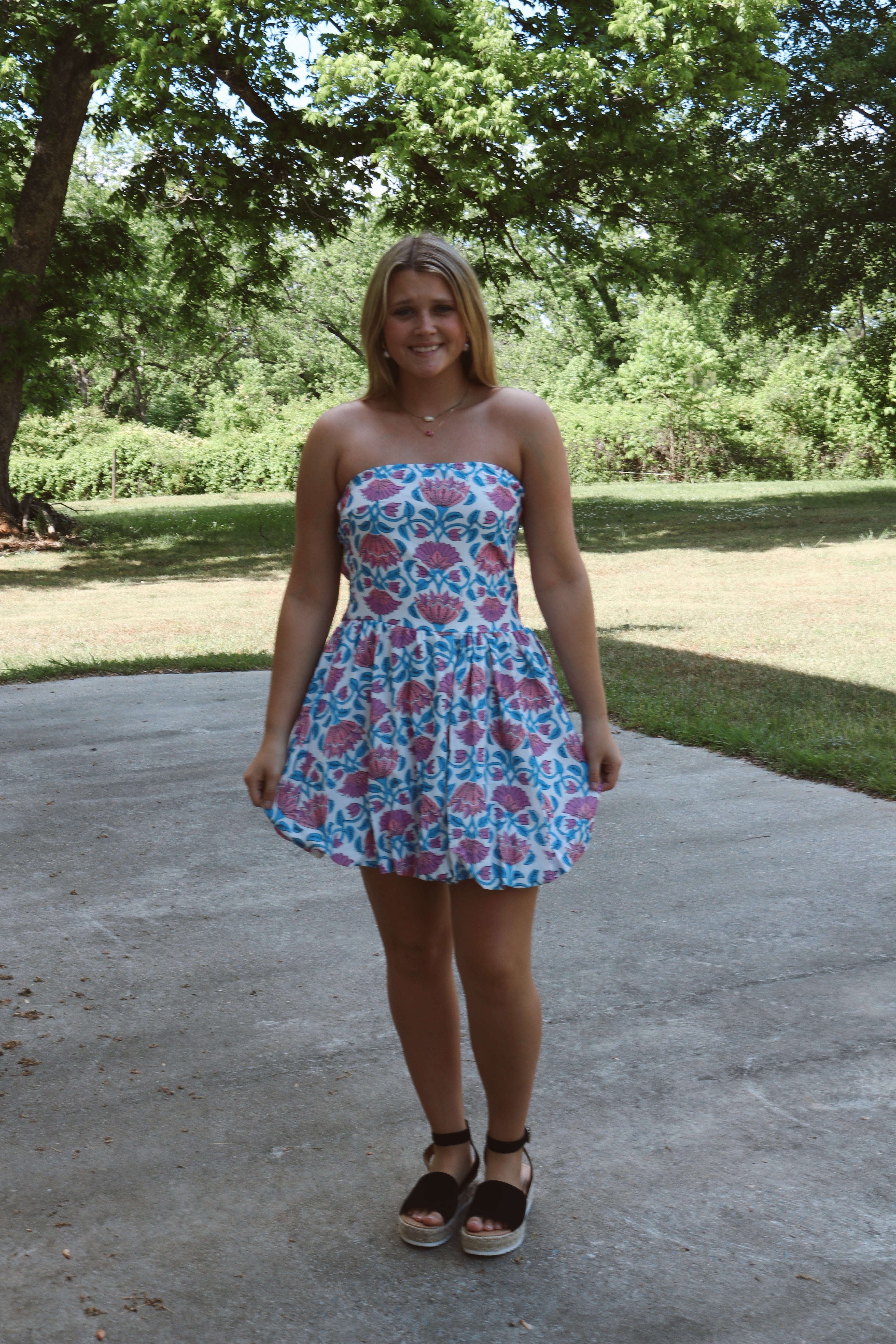 MULTICOLOR FLORAL DRESS